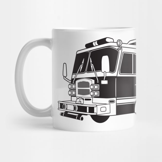 Firetruck by pmuirart